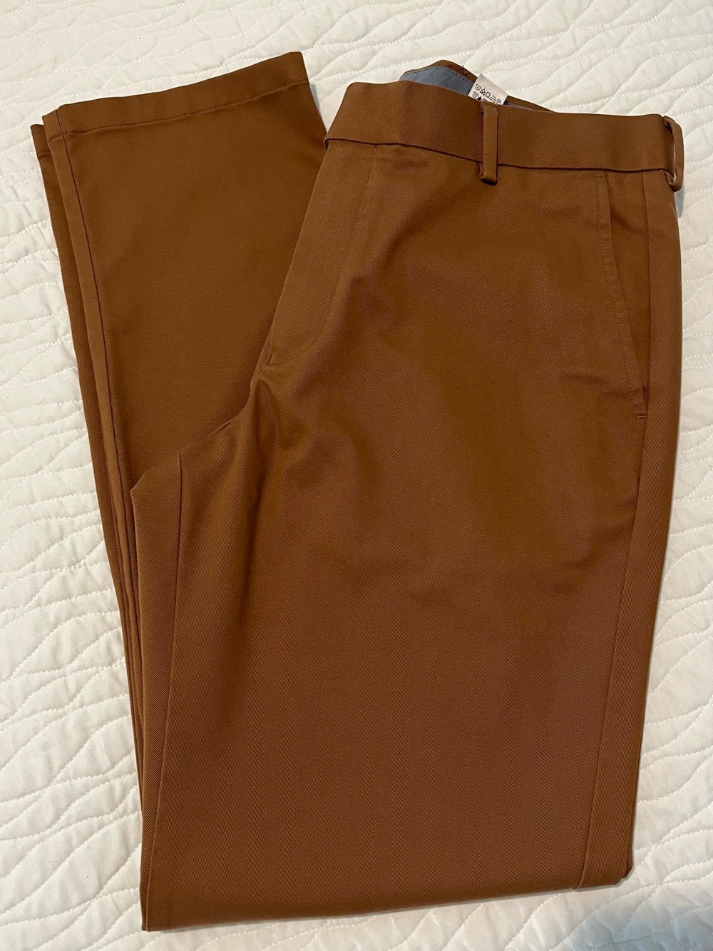 Charles Tyrwhitt SF Camel Ultimate Non-Iron Chinos, Slim Fit, 34”x32